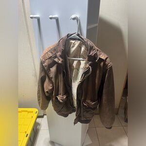 Women’s vintage leather jacket